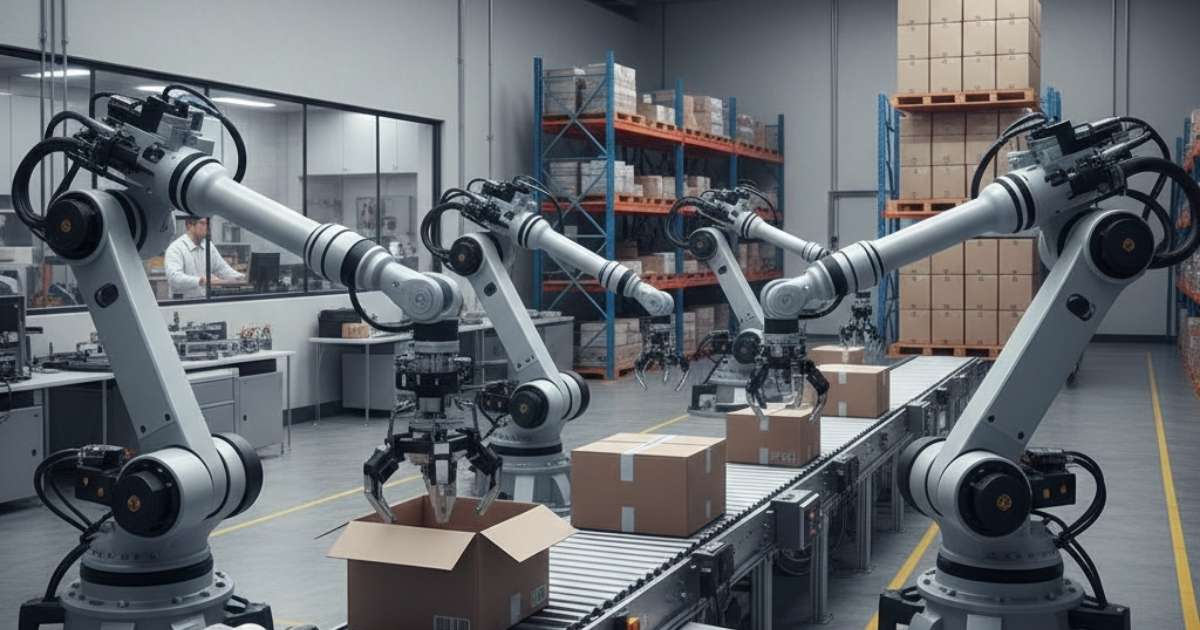 ربات‌ها در حمل، بسته‌بندی