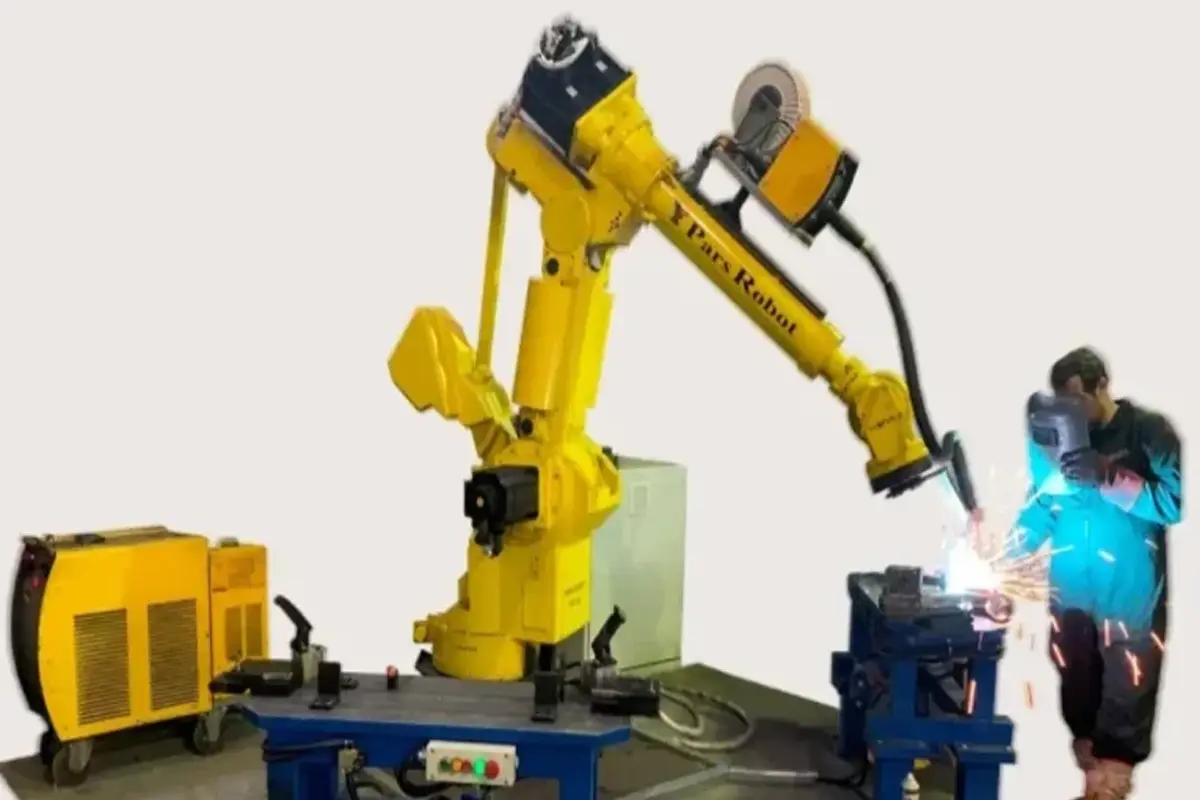 خط جوشکاری رباتیک